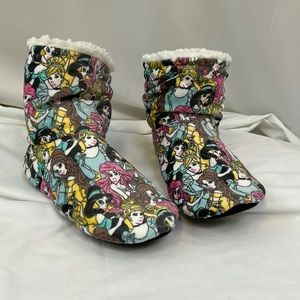 Disney Princess Soft Sherpa Lined Bootie Slipper by Fuzzy Babba Size Women’s S/M